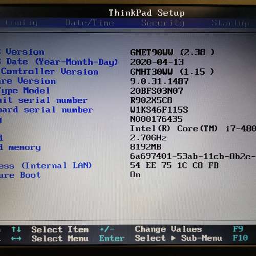 Lenovo Thinkpad T540p i7-4800MQ 8GB ram, 240GB SSD, not T530,T520, T550