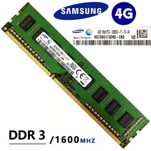 Samsung DDR3 4gb 1600 RAM memory DDR 3