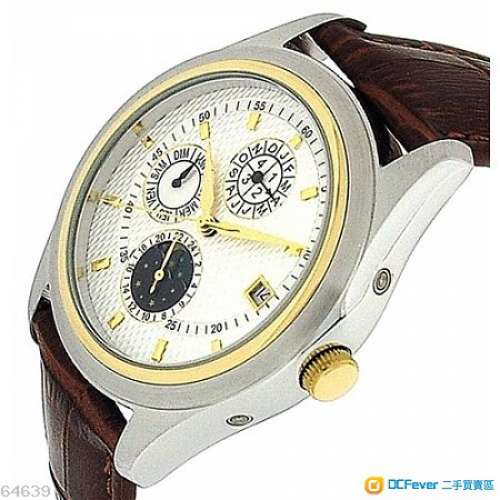 多功能機械自動金/鋼皮帶腕錶