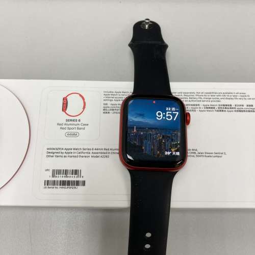 Apple Watch Series 6 44mm Red GPS