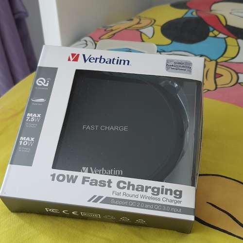 Verbatim 10W Flat Round Wireless Charger