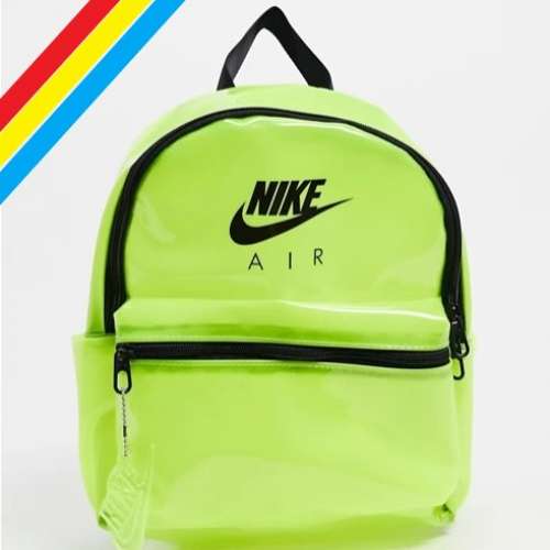 Nike Air 螢光黃 小背囊