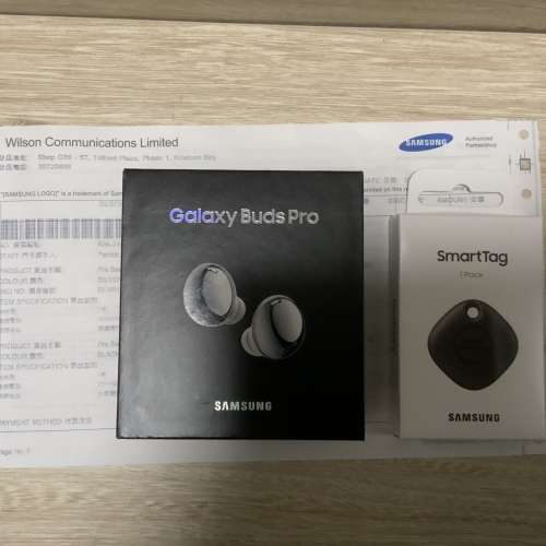 全新 Samsung Galaxy Buds Pro 銀色 + SmartTag 全新未開
