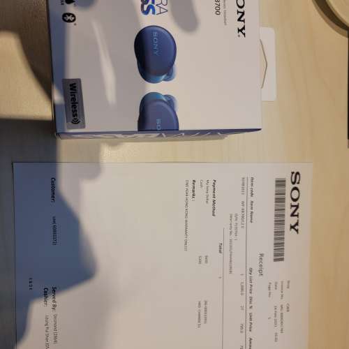 Sony WF-XB700藍牙耳機（可小議😊）