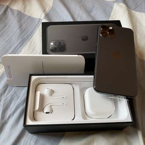 末激活 iphone 11 pro 256Gb 灰色 港行 有盒配件全新 有AppleCare +