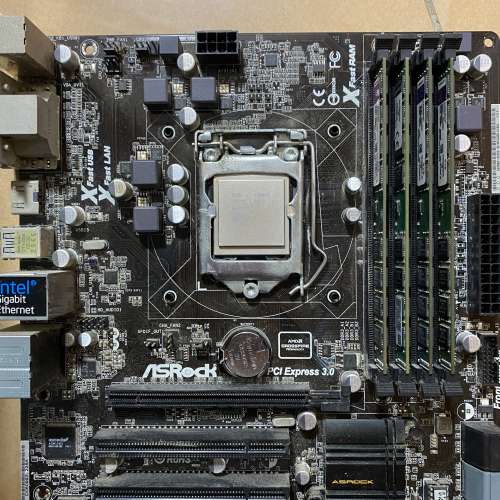 Socket Motherboard PRO4 B85M Asrock メモリ2GB×2枚 +i7-4770K+ Pro4