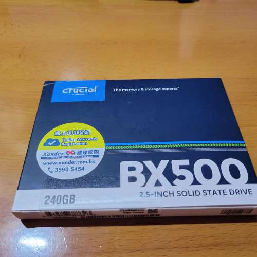 Crucial 240GB BX500 CT240BX500SSD1 2.5" SATA 3 6Gb/s