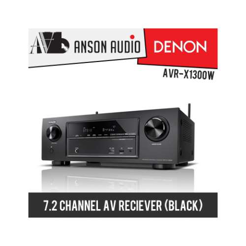 DENON AVR-X1300W 7.2聲道藍牙擴音機