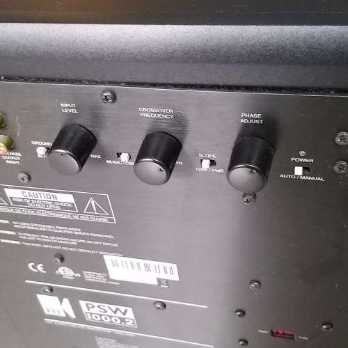 KEF PSW 1000.2 subwoofer 二手或全新揚聲器, 影音產品