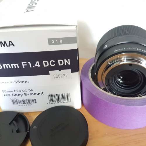 Sigma 56mm f1.4 dc dn Sony E mount apsc 無反鏡