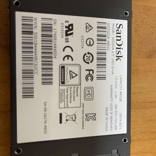 SanDisk SSD PLUS 480G
