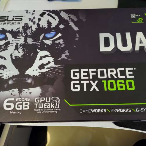 ASUS gtx 1060 6g