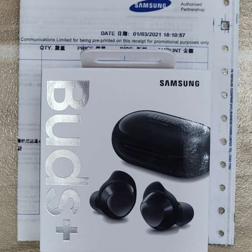 Samsung Galaxy Buds+ 黑色 全新未開封