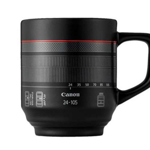 全新 RF 24-105mm f/4L IS USM 鏡頭陶瓷杯 Canon R5 R6 無反相機