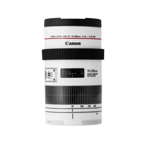 全新 Canon EF 70-200mm F2.8L IS III USM 白色鏡頭陶瓷杯 Canon R5 R6 無反相機