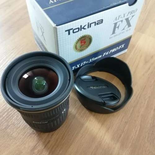 99%NEW 17-35mm廣角鏡 Tokina AT-X F4 PRO FX(仲有保養)