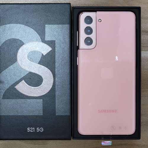 Samsung Galaxy S21 粉紅色 8GB+256GB 港行 全新(只開封檢查)