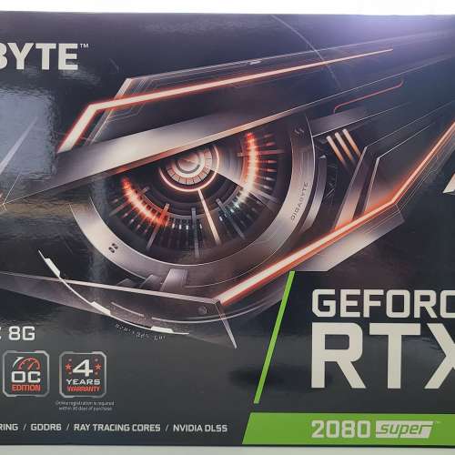 Gigabyte Geforce RTX 2080 super OC 8G
