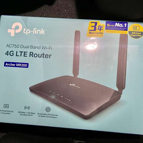 99.9% 接近全新 TP-Link MR200 4G LTE Router