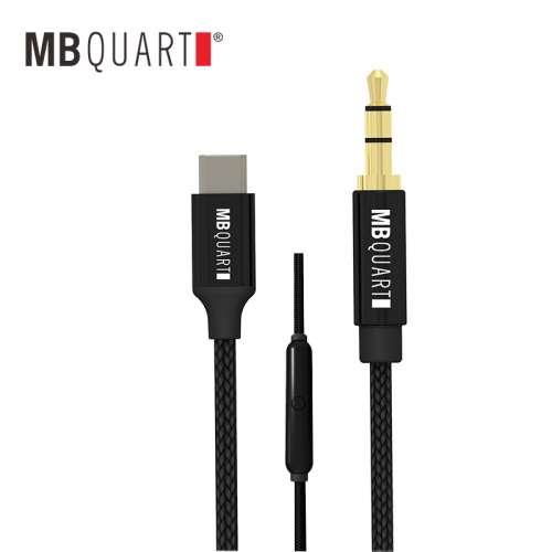 MBQUART 德國歌德音頻線 HiFi 内置耳放芯片 96kHz 24bit解碼 車用 type-c 轉 3.5mm ...