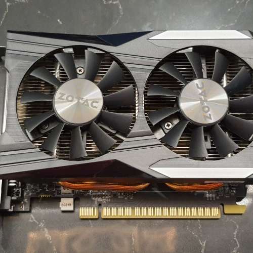 ZOTAC GTX 1050Ti 4GB OC // 有保2022-DEC 雙扇 短卡