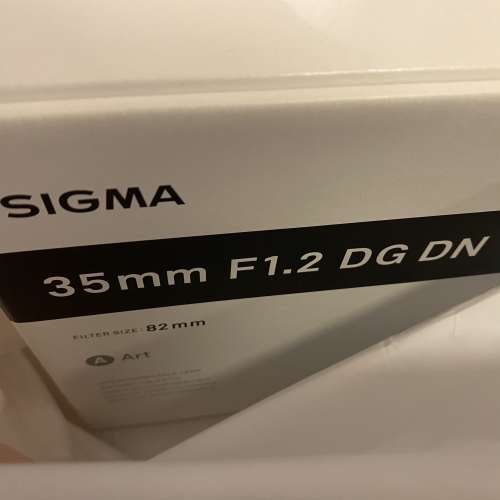 Sigma 35mm F1.2 DG DN | Art Sony E mount for A7 A1 A9 6600 etc