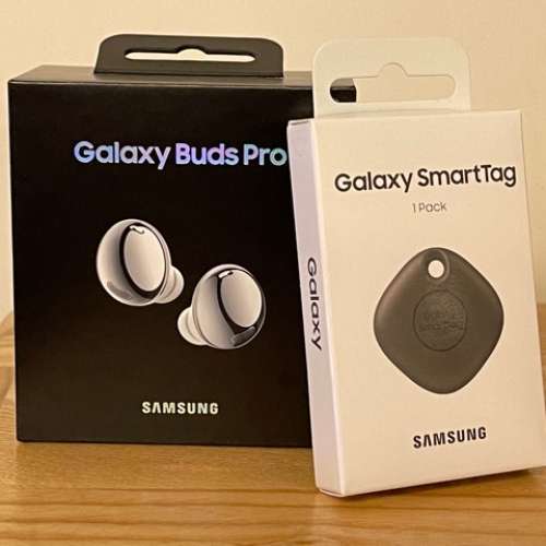 Samsung Galaxy Buds Pro 智能降噪耳機 (幻影銀) & SmartTag 全新