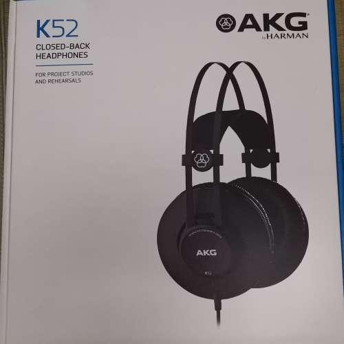 AKG K52 耳機 僅用幾分鐘