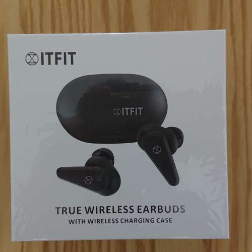 itfit true wireless earbuds 全新黑色無綫耳筒