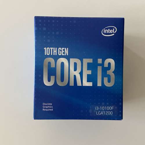 Intel® Core™ Comet Lake i3-10100F Processor 3.60 GHz Cache 4 Core 8 Thread ...