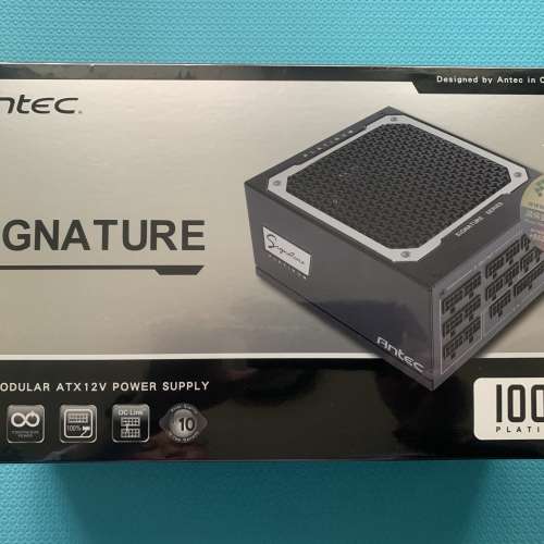 全新 Antec Signature Platinum 1000W power supply 白金火牛