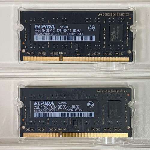 Apple Mac RAM 2GBx2 (共4GB), DDR3 1600