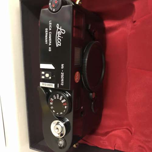 Leica m6 TTL Millennium (Black Paint)