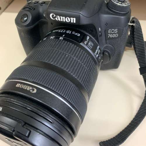 Canon EOS 760D 連 原廠 18-135mm kit 鏡＋YONGNUO 50mm（光圏 1.8）