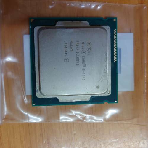 Intel i5 4440 淨CPU一粒