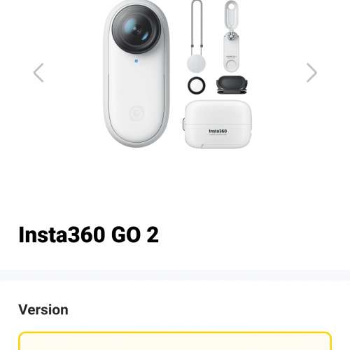 99% 新 insta360 go 2 第二代 最新一代 全套 購自官網 原價2398