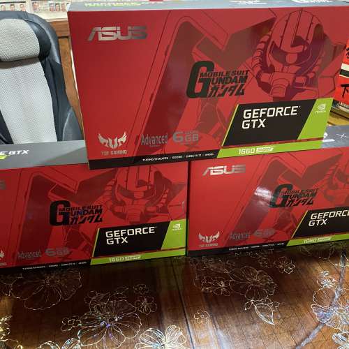 ASUS TUF Gaming X3 GeForce® GTX 1660 SUPER™ ZAKU II 6GB GDDR6 鋼彈限定版顯示卡