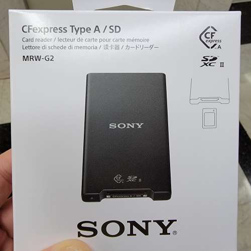 全新 Sony MRW-G2 CFexpress Type A / SD Card Reader 讀卡器