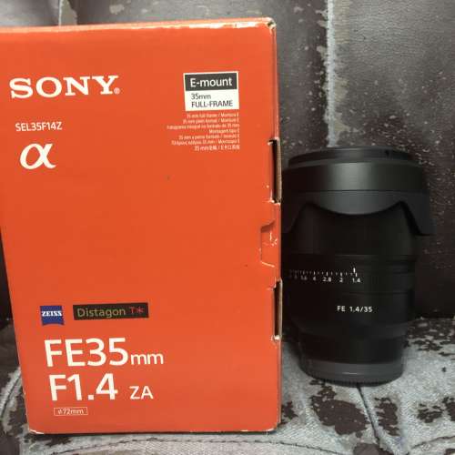 超平 極新淨 全套有盒 Sony FE 35 35mm F1.4