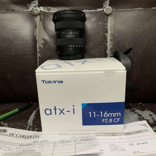 超平 極新淨 全套有盒 行貨超長保用 Tokina ATX-I 11-16 11-16mm F2.8 CF Canon Mount