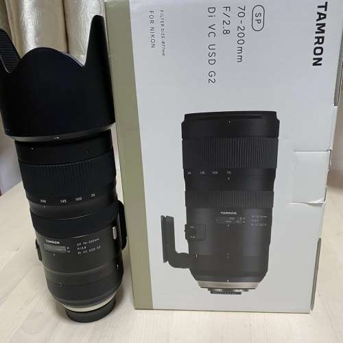 Tamron SP 70-200mm F/2.8 Di VC USD G2 + TC-X14 增距鏡 converter Nikon頭