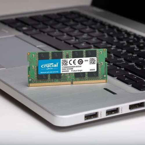 ❂.❂ 未開盒  Crucial 64GB Kit (2 x 32GB) DDR4-2666 NB RAM (not G.Skill, Cors...