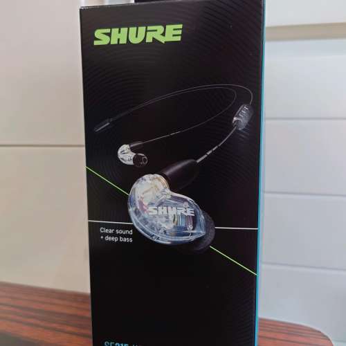 Shure se215 wireless bt2 藍牙5.0版 (透明)