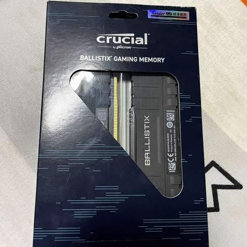 Crucial Ballistix DDR4 3200 RGB 黑色 16GB KIT(8GB X2)行貨
