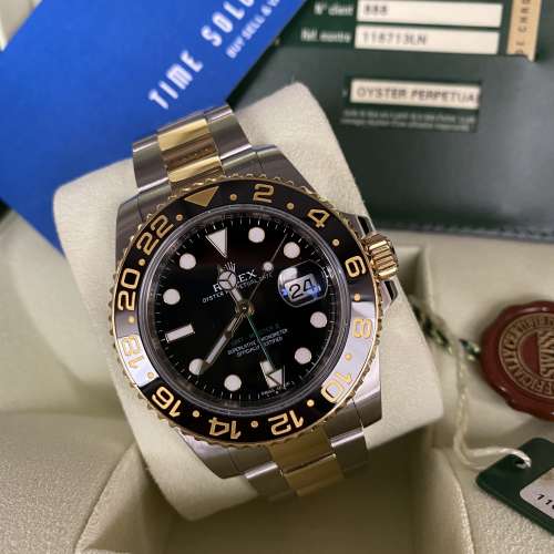 ROLEX 116713LN 2012年 888澳門 紅綠牌全齊 11格半