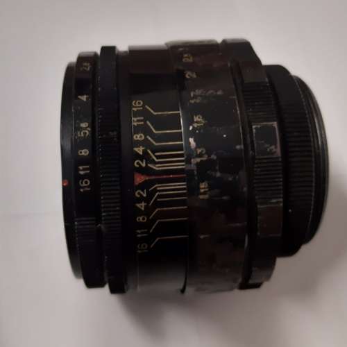黑漆版 2代八羽怪 helios 44-2 58mm / 2 , KMZ廠，  送 adapter
