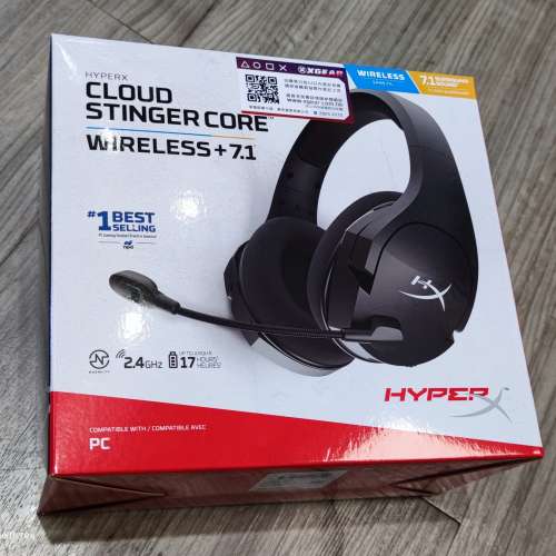 100%全新行貨HyperX Cloud Stinger Core Wireless無線電競耳機🎮🎧