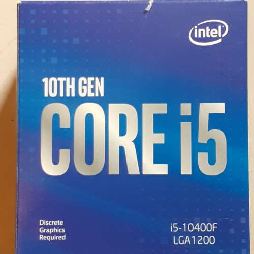 Intel Core i5-10400f cpu