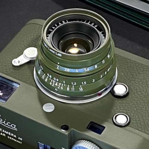 FS: 周八枚(軍綠色) Light Lens Lab 35mm F2 Safari (LEICA M) - 二手