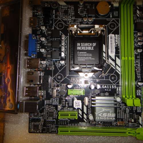 intel itx 17x19 H61晶片主版 ((內置正版Window10Pro )) Socket 1155